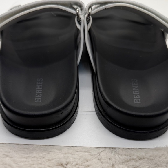 Hermes Black and White Women's Sandals - Picture 15 of 17